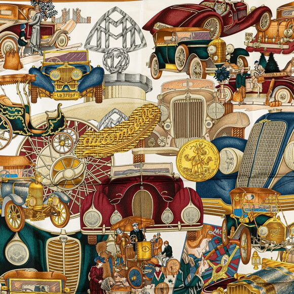 Hermes Silk Scarf ST.CHRISTOPHE ET L’ENFANT JESUS - Picture 2 of 3